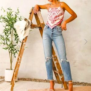 Hidden High Rise Mom Jeans